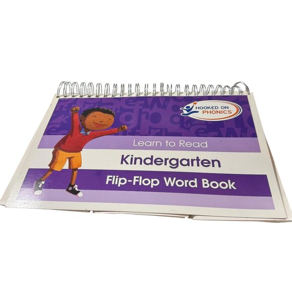 Kindergarten‎ Flip-Flop Word Book By Hooked On Phonics - Picture 5 of 5